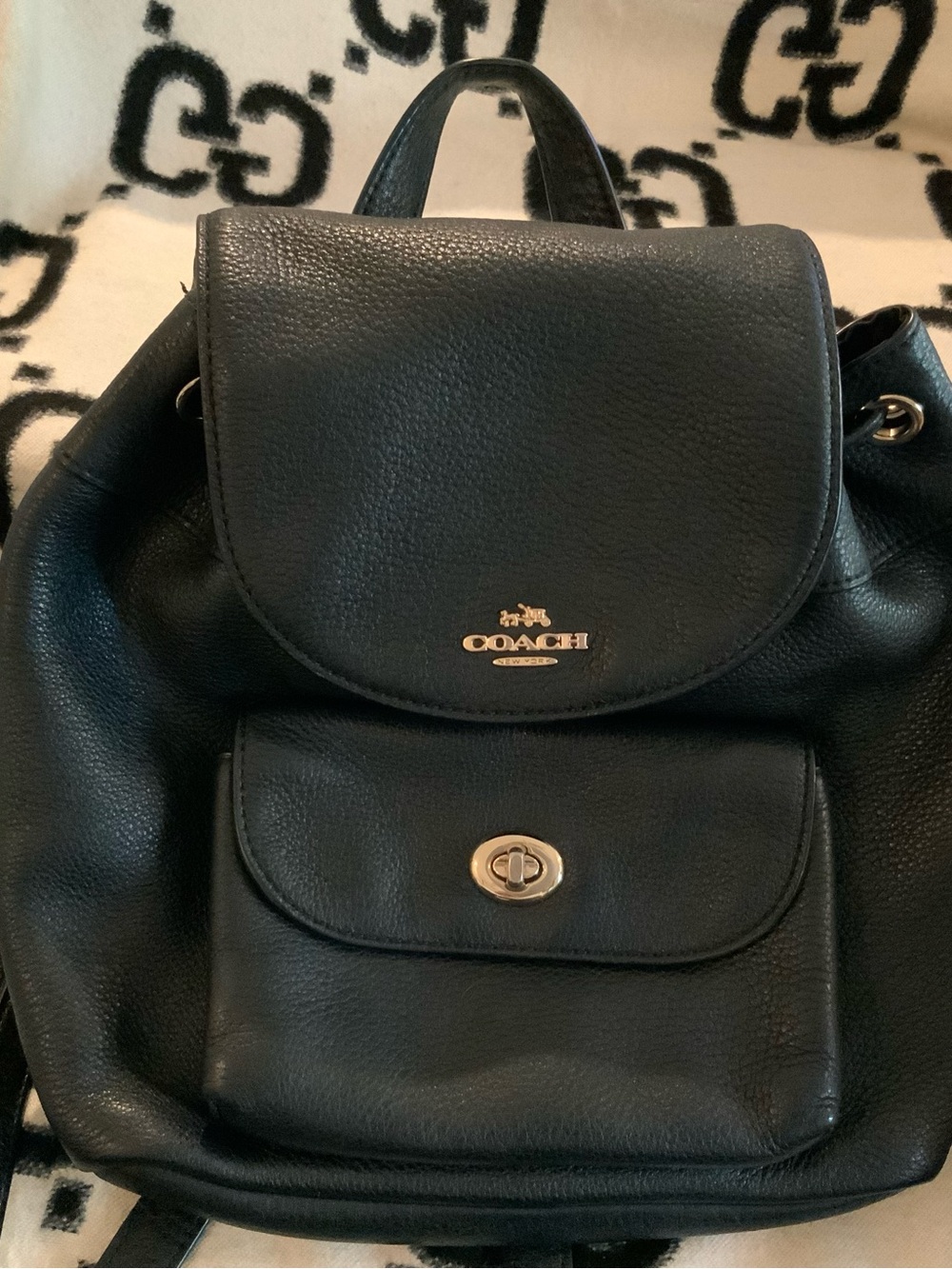 Coach Black Billie Mini Backpack - Picture 5 of 13